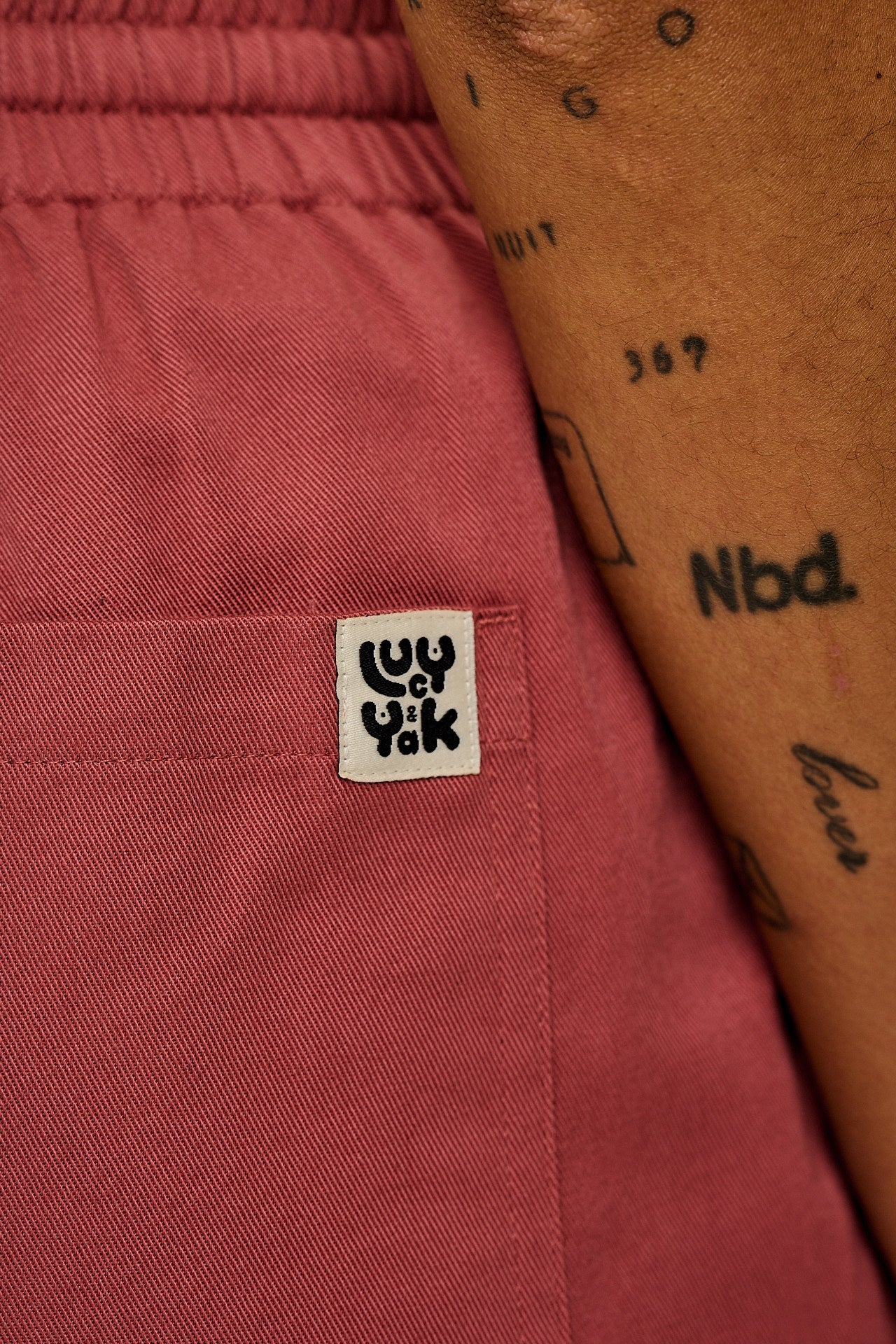Charlie - Cotton Shorts in Dusky Pink - Image 5