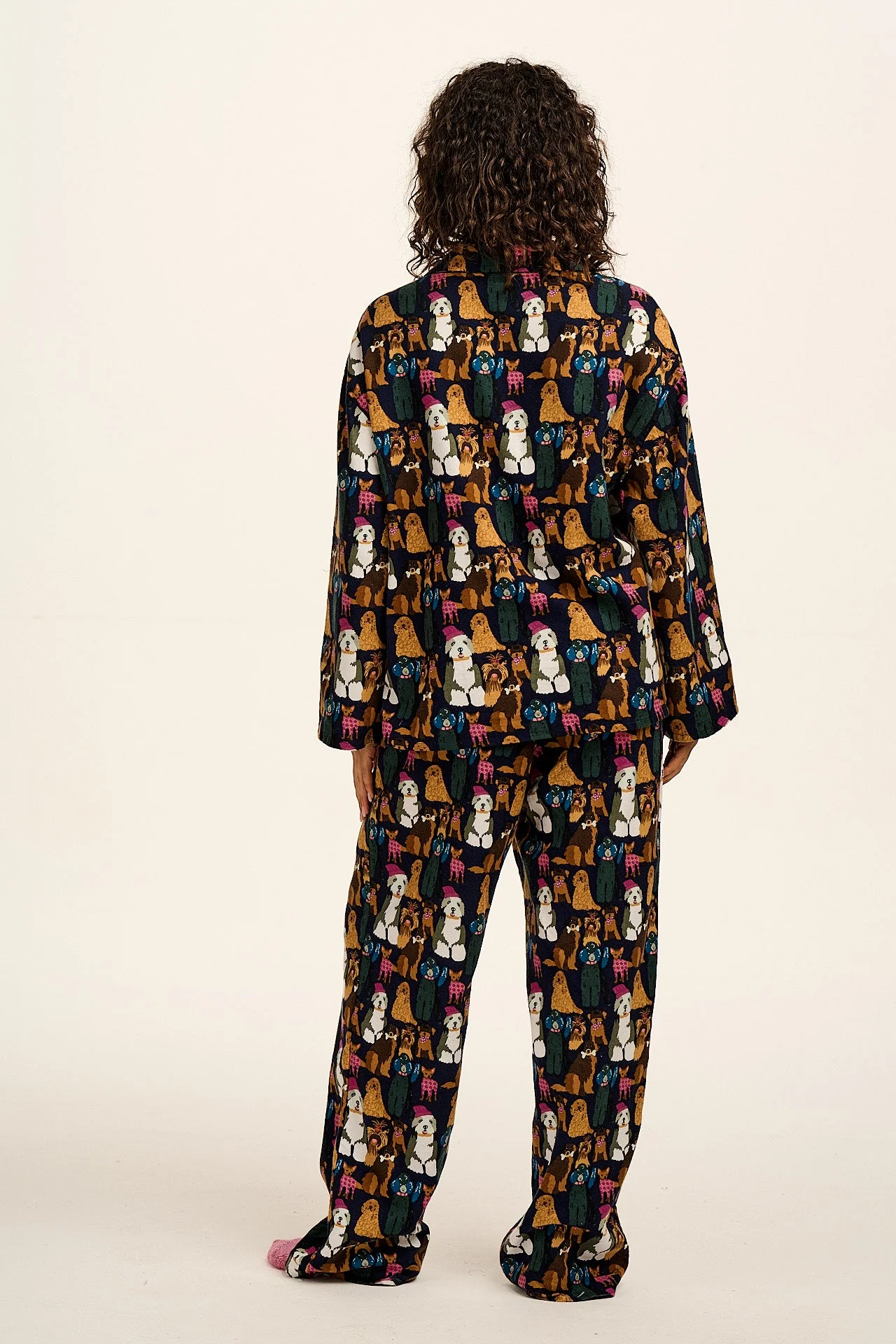 Dreamer - Brushed Cotton Pyjamas Set in Puppy Club - Image 10