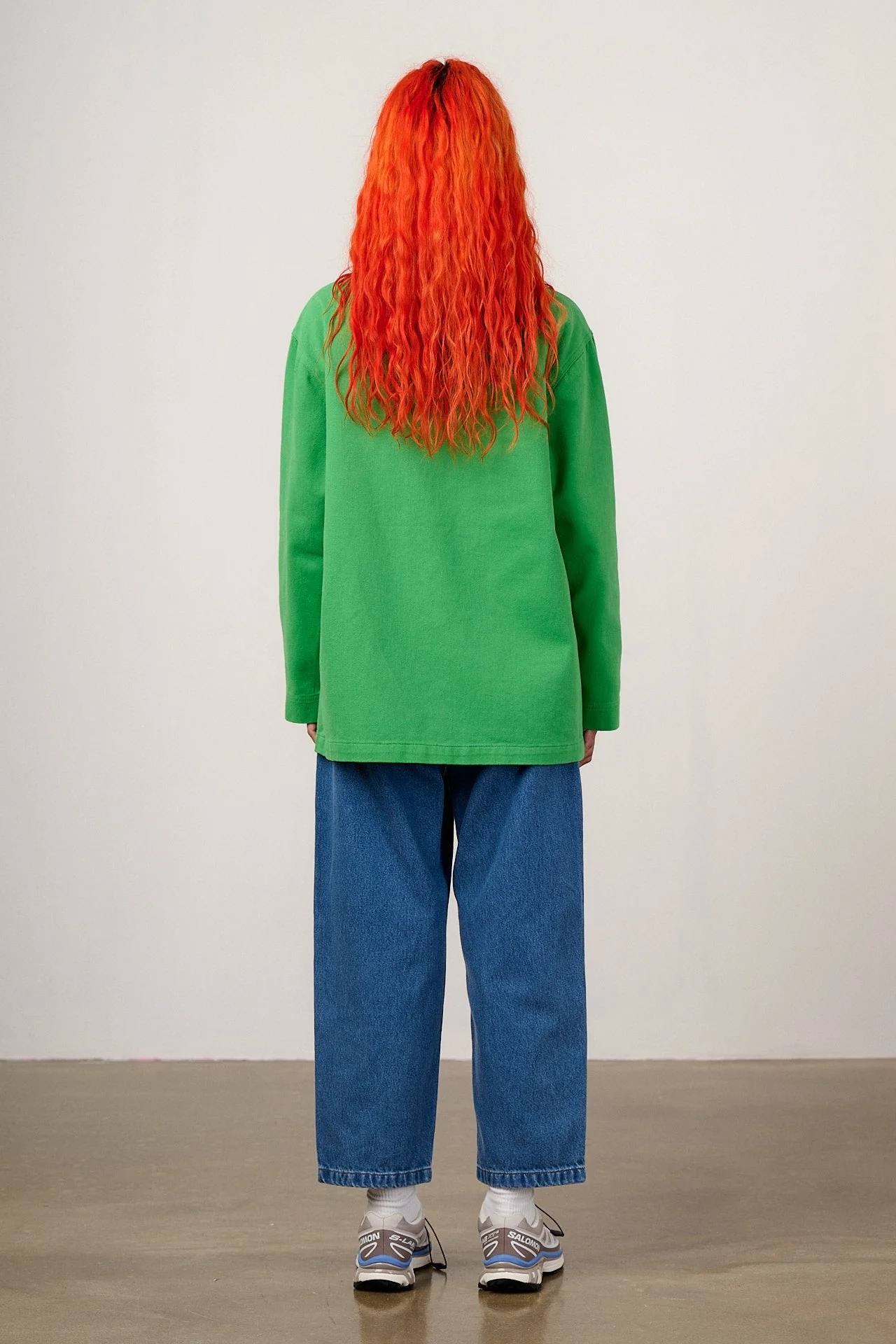 Olly - Cotton Jacket in Kelly Green - Image 7