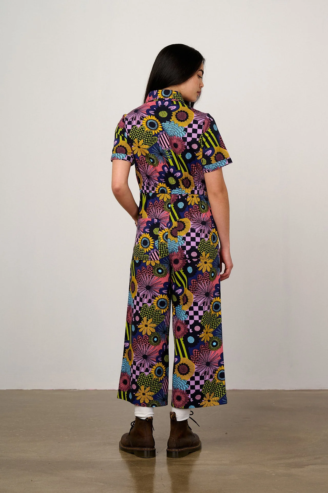 Ragan - Cotton Jumpsuit in Dreams Over Reality - Image 5