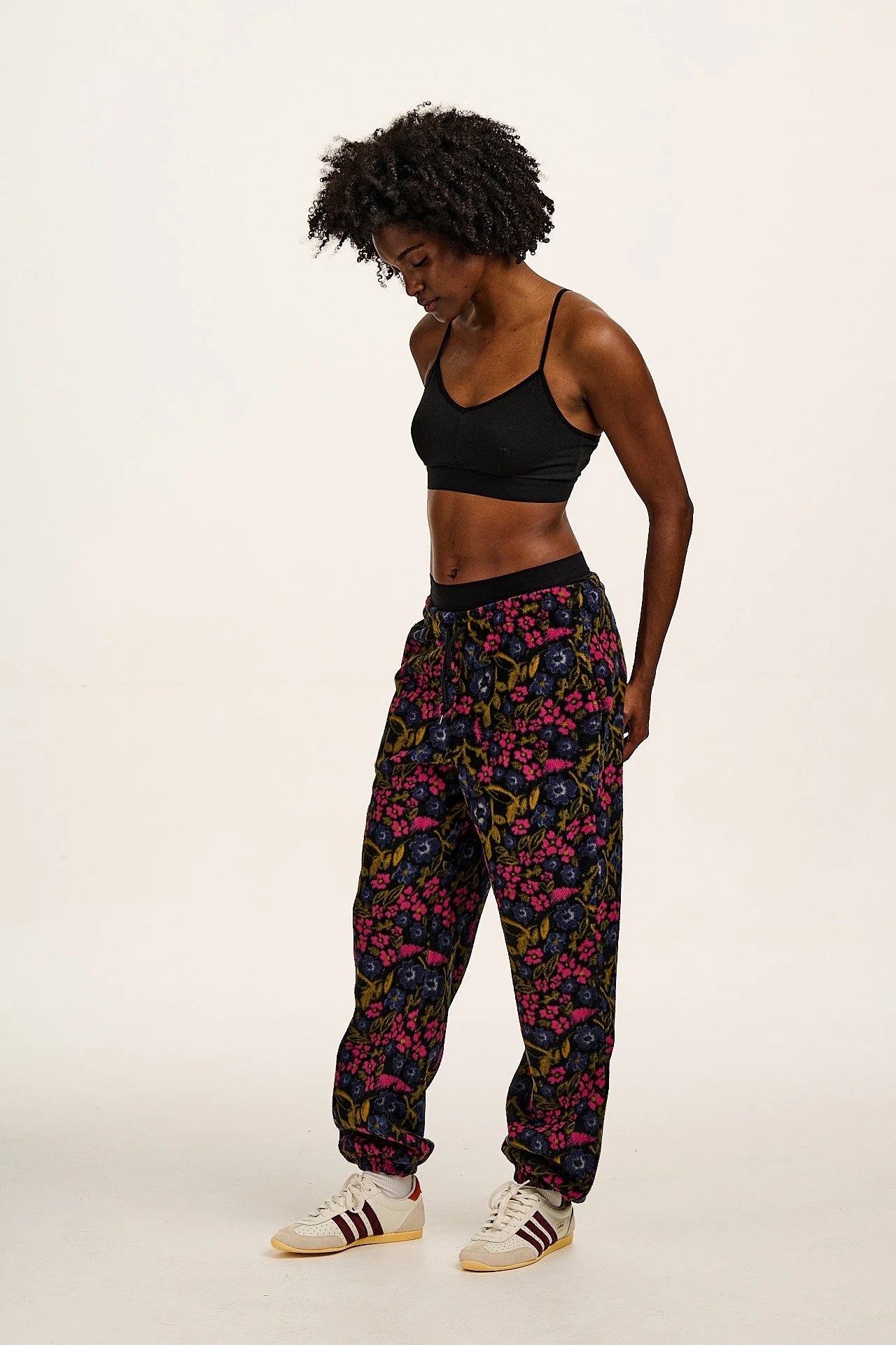 Ruby - Crop Top Cotton & Bamboo Bralette in Black - Image 8