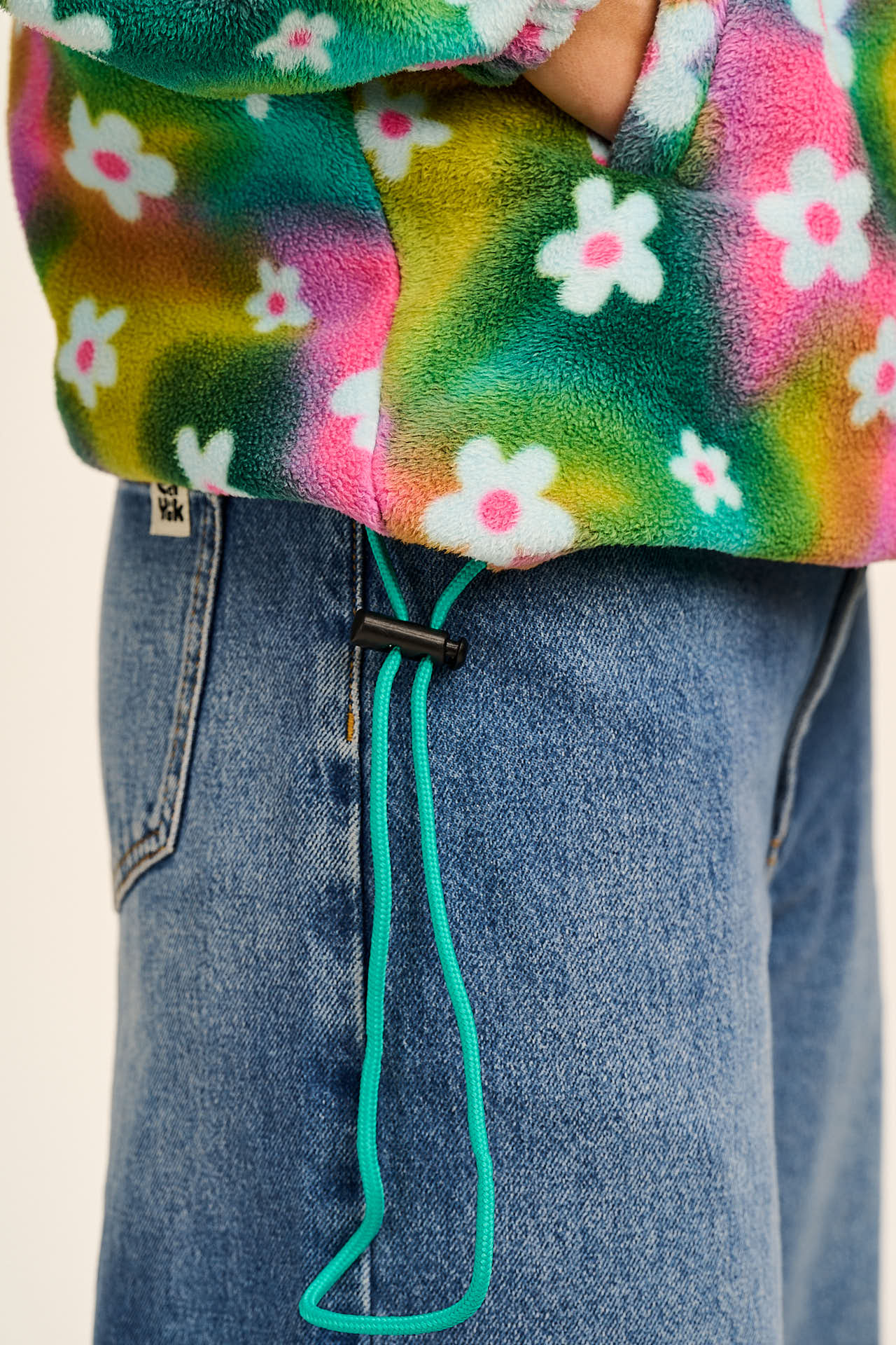 Stevie - Soft Polar Fleece in Tie Dye Daisy Lu - Image 5