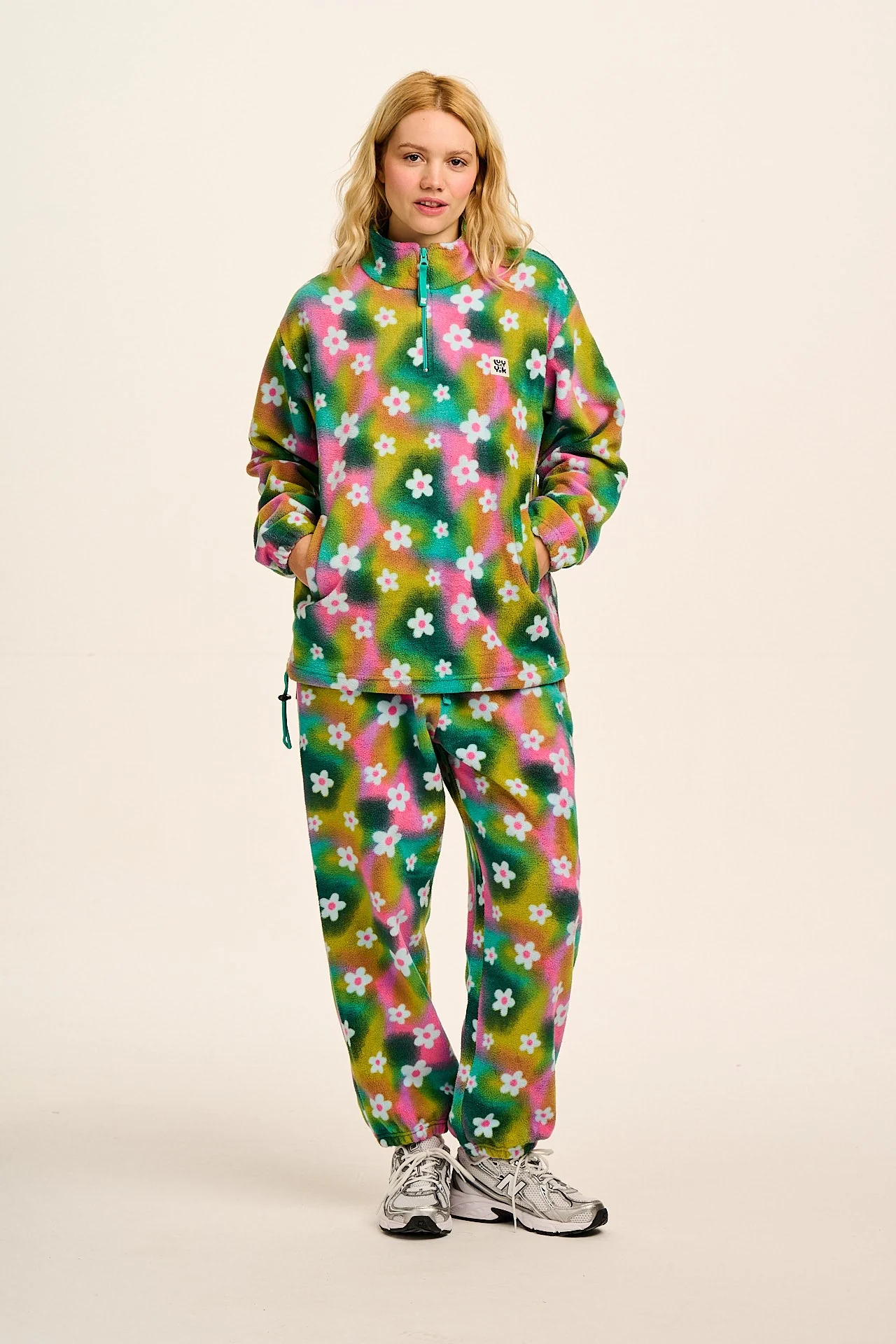 Stevie - Soft Polar Fleece in Tie Dye Daisy Lu - Image 7